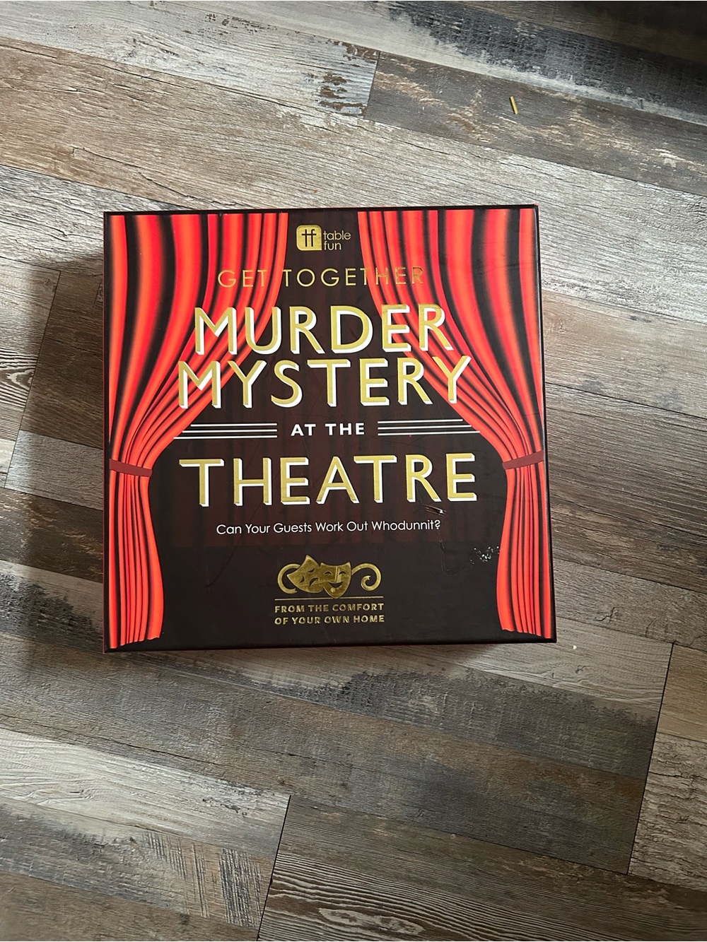 Murder Mystery at the Theatre Board Game - Red & Black